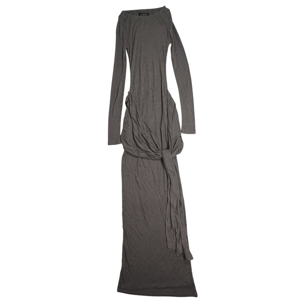 White Fox Let Go Of Your Heart Maxi Dress in Smokey Chocolate